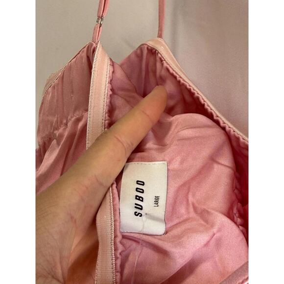 Suboo Emilia Bustier Gown Size L Pink - Picture 5 of 7